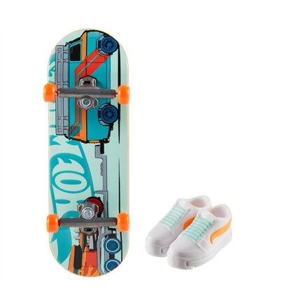 Mattel , Assorted Hot Wheels Skate Fingerboard with Shoes, HGT46 , Multicoloured , Metal/Plastic