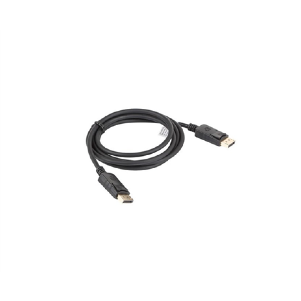 Lanberg , DisplayPort M/M Cable 19 PIN V1.2, 1.8 m , CA-DPDP-10CC-0018-BK