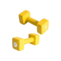 Pure2Improve P2I201430 Dumbbells 5.304 kg Yellow 1 pcs 5 kg