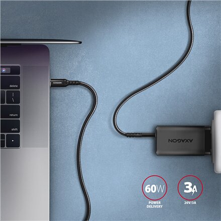 AXAGON , Data and charging cable, 2 m , BUCM-CM20AB , USB Type C to USB Type C