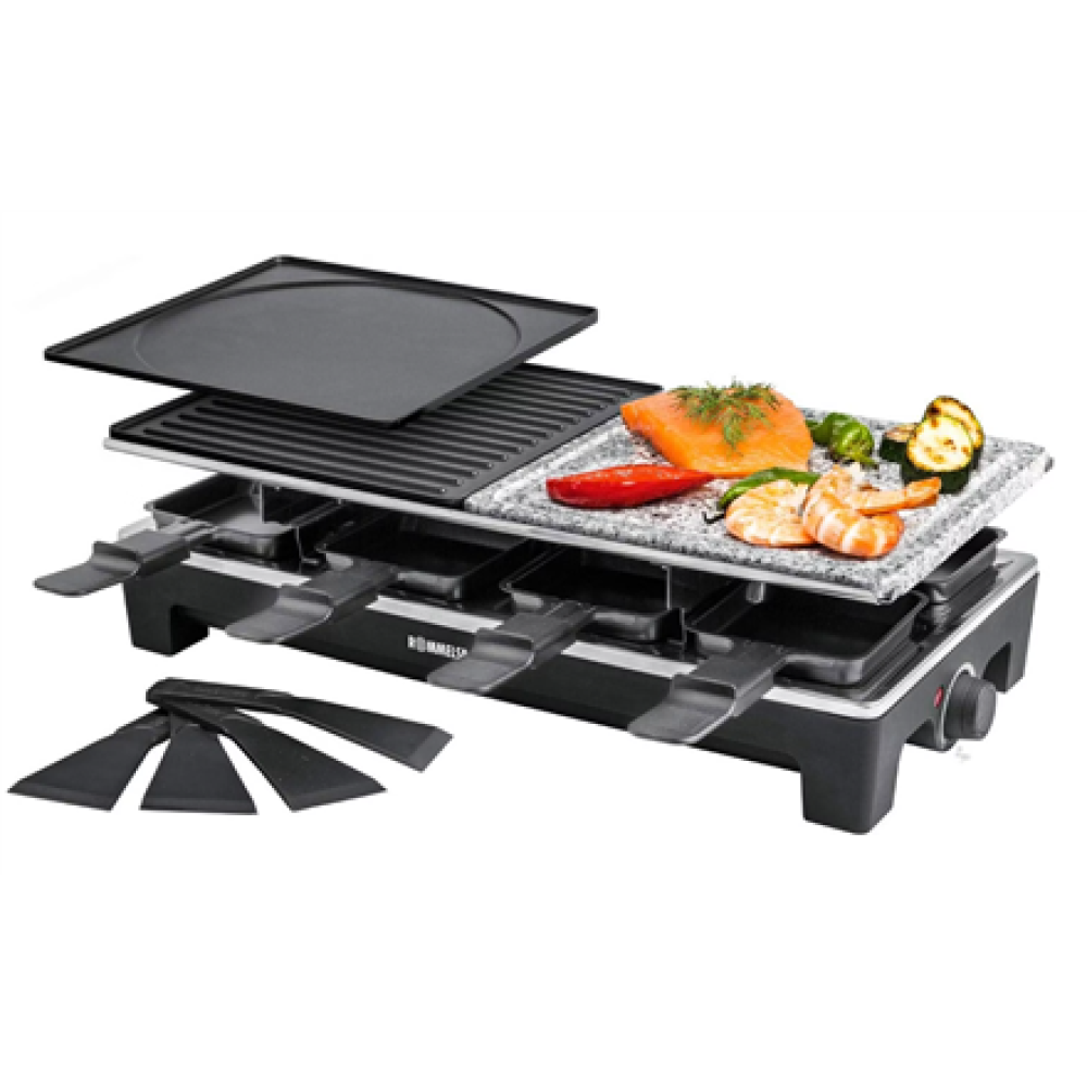 Rommelsbacher , Raclette grill , RCS 1350 , Grill , 1350 W , Black/Grey