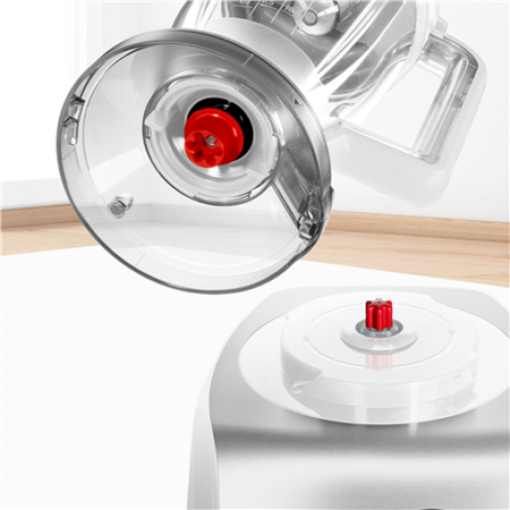 Bosch , MC812S820 , 1250 W , Food Processor MultiTalent 8 , Number of speeds Equal speed setting, instant and pulse functions , Bowl capacity 3.9 L , Blender , White/Silver