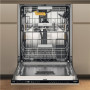 Whirlpool W8I HP42 L , Built-in , Width 60 cm , Number of place settings 14 , Number of programs 10 , Energy efficiency class C , Display , Black