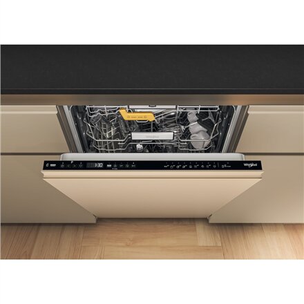 Whirlpool W8I HP42 L , Built-in , Width 60 cm , Number of place settings 14 , Number of programs 10 , Energy efficiency class C , Display , Black