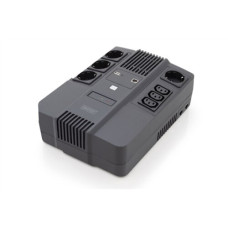 Digitus , All-in-One UPS , All-in-One UPS, 800VA/480W, LED 12V/9Ah x1, 4x CEE 7/7,3x IEC C13, USB, RJ45 , 800 VA , 480 W