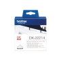 Brother , DK-22214 Continuous Length Paper Label , Black, White , DK , 12mm , 30.5 m