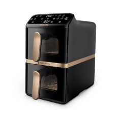 Philips Dual Basket Airfryer , NA462/70 4000 Series , Power 2750 W , Capacity 10 L , Rapid Air technology , Black