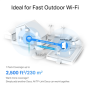 AX3000 Outdoor Whole Home Mesh WiFi 6 Unit , Deco X50-Outdoor , 802.11ax , 10/100/1000 Mbit/s , Ethernet LAN (RJ-45) ports 2 , Mesh Support Yes , MU-MiMO Yes , No mobile broadband