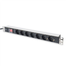 Digitus , Aluminum outlet strip with switch , DN-95402 , Sockets quantity 7