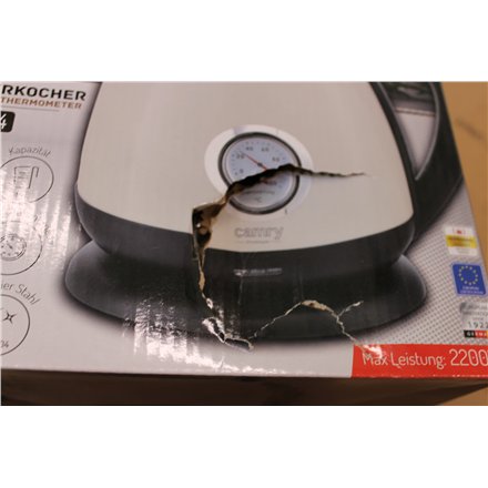 SALE OUT. Camry CR 1344 Electric kettle with a thermometer 1,7L, Cream , SALE OUT. , Camry Kettle with a thermometer , CR 1344 , Electric , 2200 W , 1.7 L , Stainless steel , 360° rotational base , Cream , DAMAGED PACKAGING