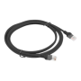 Lanberg Patchcord CAT.5E UTP , PCU5-10CC-0200-BK , 2 m