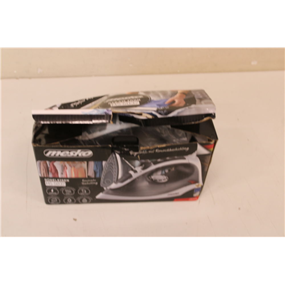 SALE OUT. Mesko MS 5037 Steam iron 2800W, Grey , Mesko MS 5037 , Steam Iron , 2800 W , Water tank capacity 170 ml , Continuous steam 35 g/min , Grey , DAMAGED PACKAGING, SCRATCHED ON KERAMIC PLATE