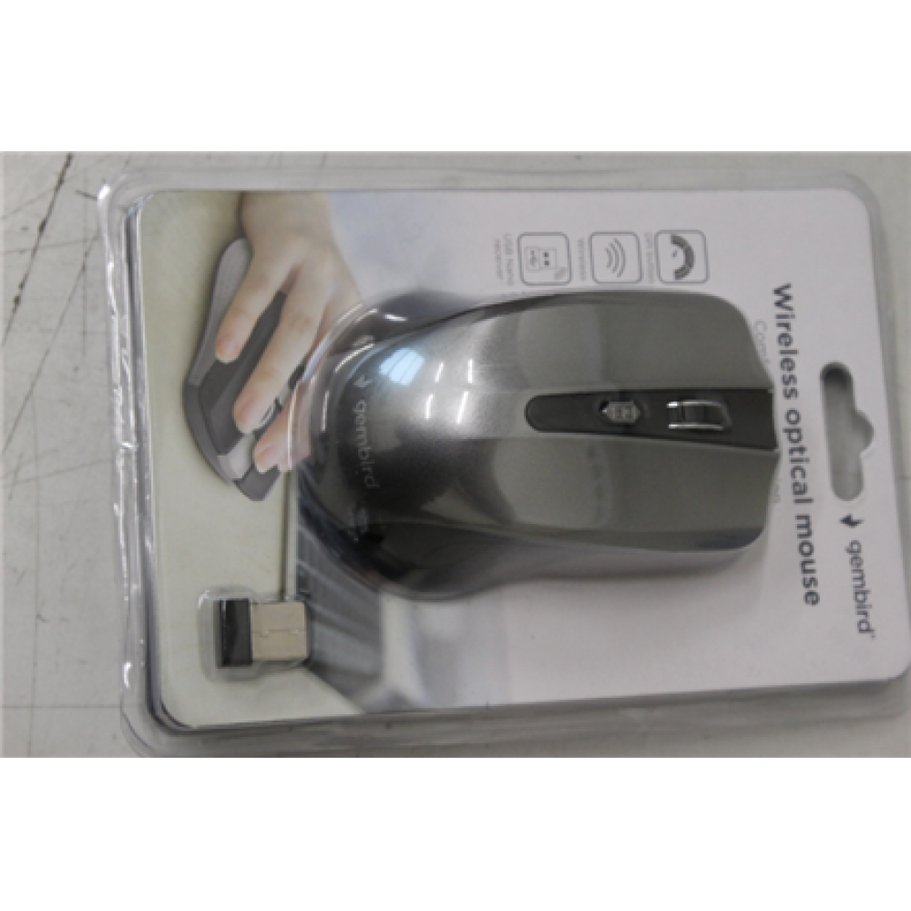 SALE OUT. Gembird MUSW-4B-04-BG Wireless optical Mouse, Black/ Space Grey , SALE OUT. Gembird , Mouse , MUSW-4B-04-BG , Standard , Wireless , Black/ Space Grey , DAMAGED PACKAGING
