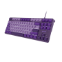 Fury , Kanabo K2 , Gaming Keyboard , Wired , US , Purple , USB Type-A , Linear
