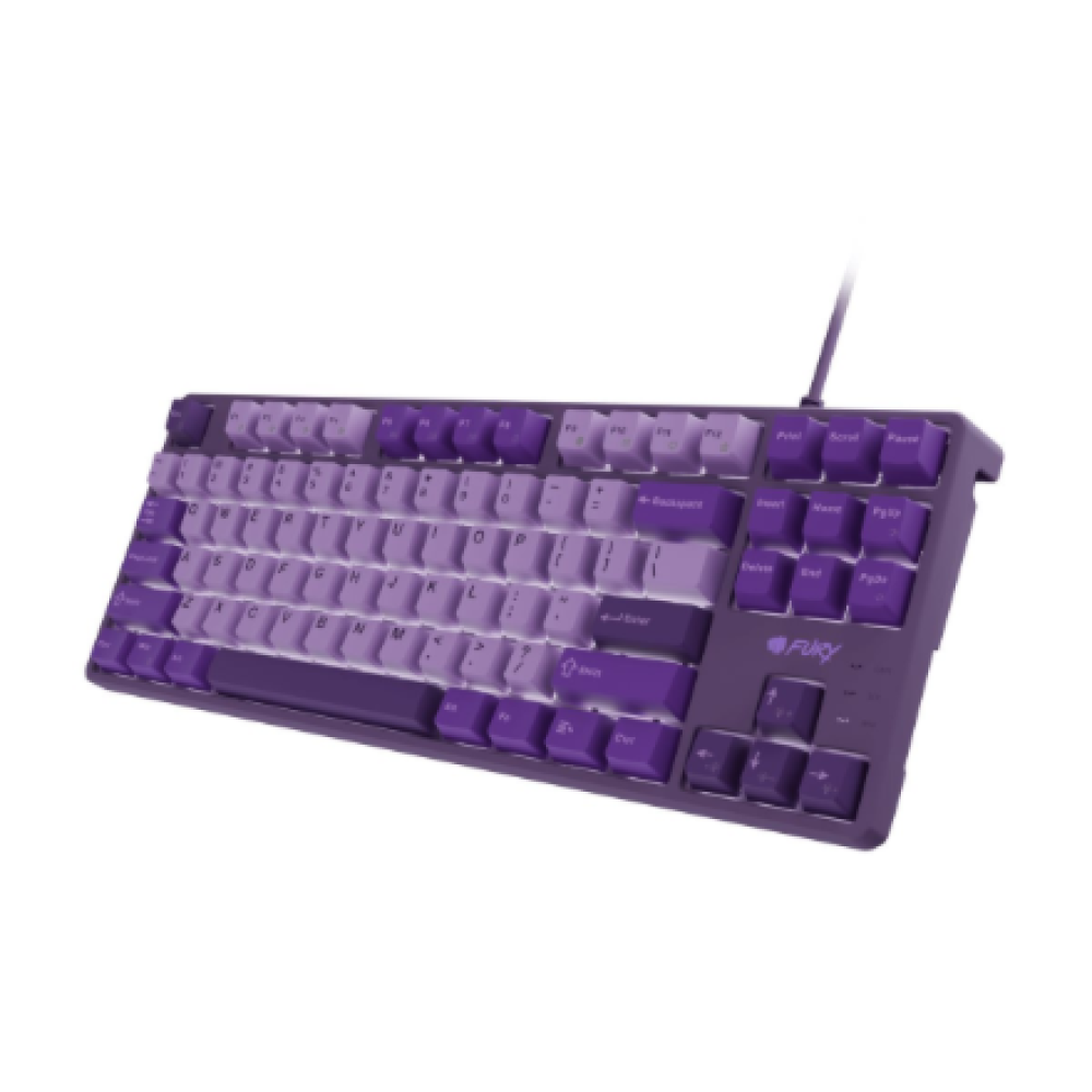 Fury , Kanabo K2 , Gaming Keyboard , Wired , US , Linear , Purple