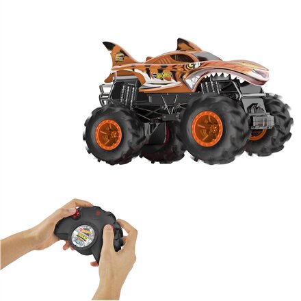Mattel , HOT WHEELS RC Car Model Tiger Shark , Plastic