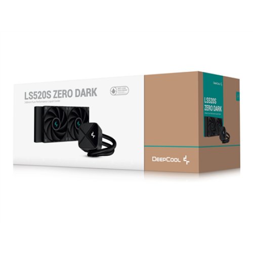 Deepcool , Digital Liquid CPU Cooler , LS520S ZERO DARK , Intel, AMD