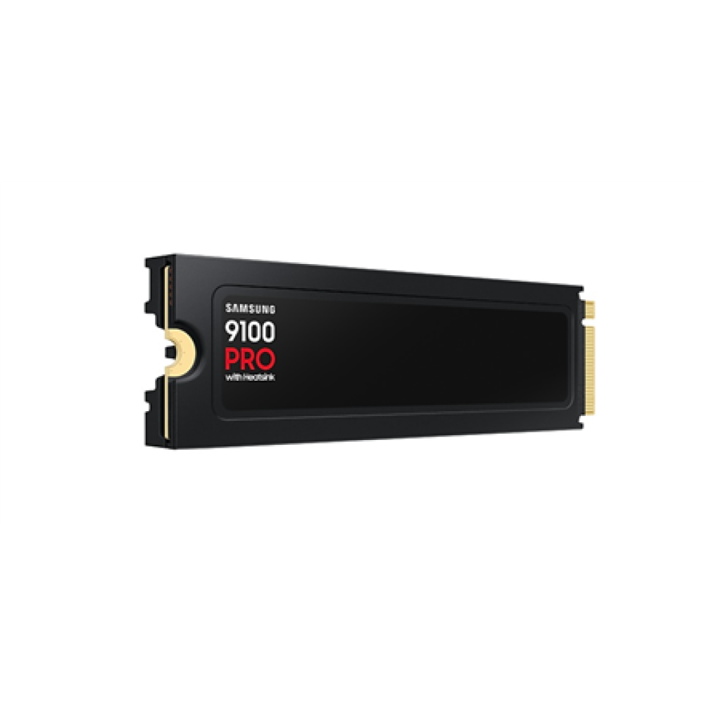 Samsung 9100 PRO With Heatsink , 1000 GB , SSD form factor M.2 2280 , Solid-state drive interface PCIe 5.0 NVMe , Read speed 14800 MB/s , Write speed 13400 MB/s