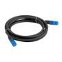 Lanberg , Patchcord Cat.6A S/FTP LSZH CCA , PCF6A-10CC-0150-BK , 1.5 m