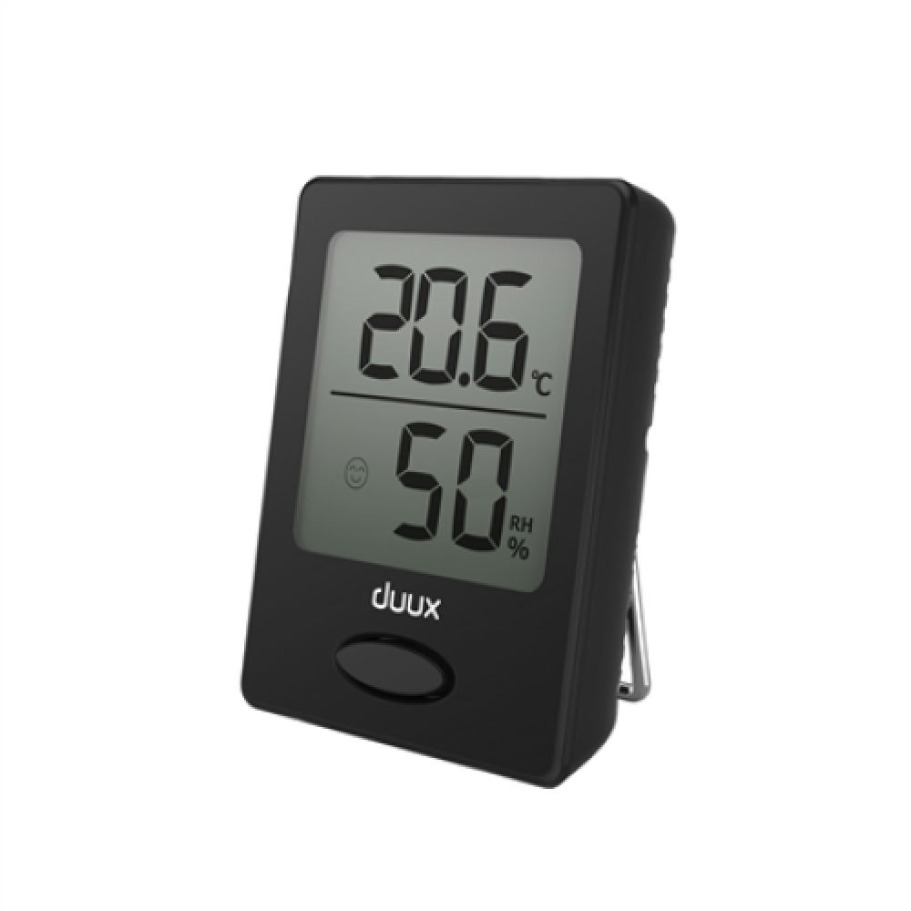 Duux , Sense , Black , LCD display , Hygrometer + Thermometer