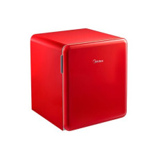 Midea Refrigerator , MDRD86SLE32 , Energy efficiency class E , Free standing , Larder , Height 50 cm , Fridge net capacity 47 L , 41 dB , Red