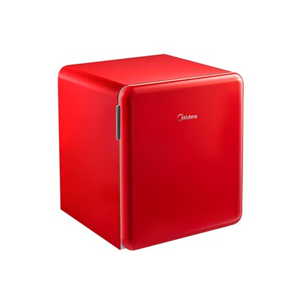 Midea Refrigerator , MDRD86SLE32 , Energy efficiency class E , Free standing , Larder , Height 50 cm , Fridge net capacity 47 L , 41 dB , Red