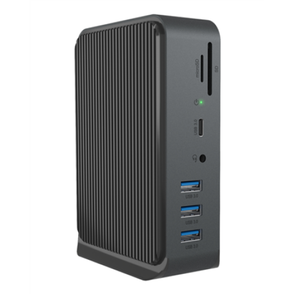 Raidsonic Icy Box 13-in-1 USB Type-C and Type-A dock with dual video output IB-DK2261AC