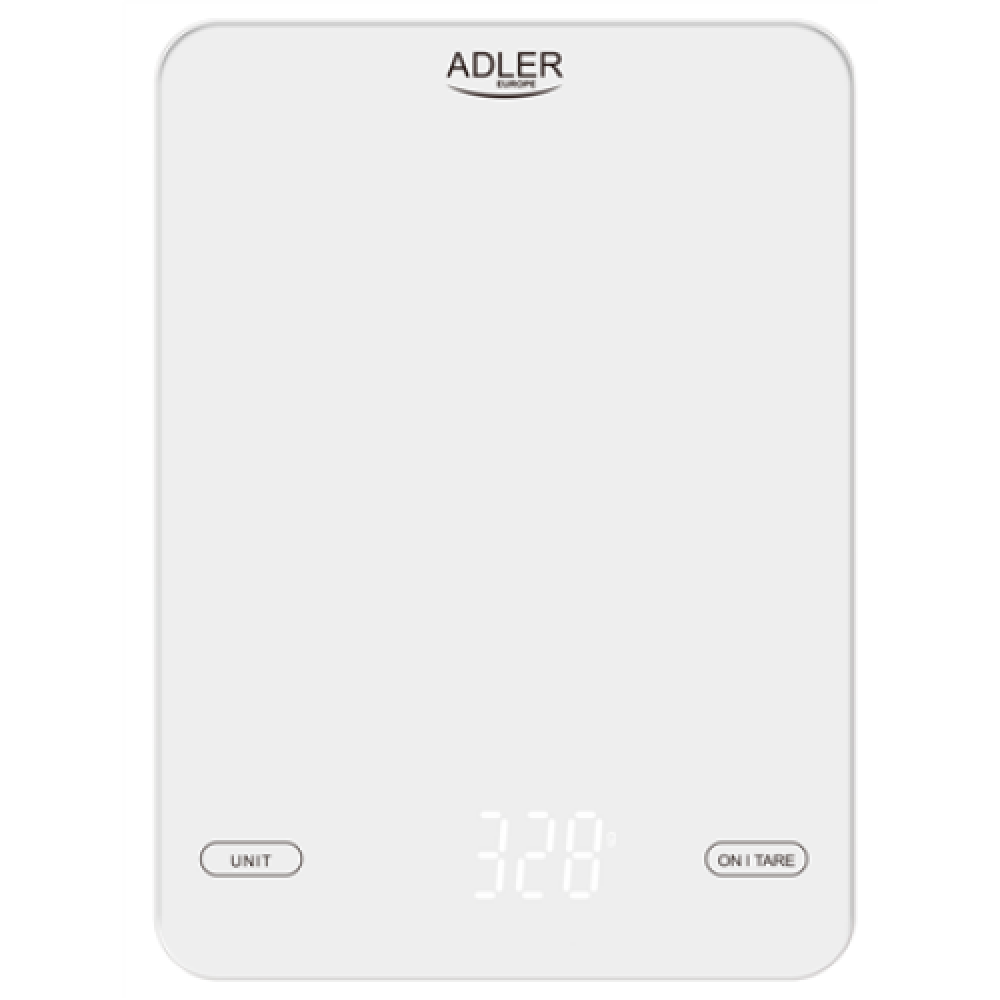 Adler Kitchen Scale AD 3177w Maximum weight (capacity) 10 kg White