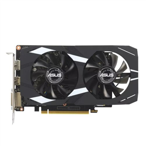 Asus DUAL-GTX1630-O4G NVIDIA, 4 GB, GeForce GTX 1630, GDDR6, PCI Express 3.0, DVI-D ports quantity 1, HDMI ports quantity 1, Memory clock speed 12000 MHz