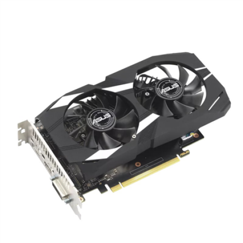 Asus DUAL-GTX1630-O4G NVIDIA, 4 GB, GeForce GTX 1630, GDDR6, PCI Express 3.0, DVI-D ports quantity 1, HDMI ports quantity 1, Memory clock speed 12000 MHz