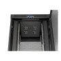 Lanberg , Rack cabinet 19 free-standing 22U/800x800 (flat pack) with mesh door, LCD , FF01-8822-23BL , Black