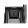 Lanberg , Rack cabinet 19 free-standing 22U/800x800 (flat pack) with mesh door, LCD , FF01-8822-23BL , Black