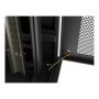 Lanberg , Rack cabinet 19 free-standing 22U/800x800 (flat pack) with mesh door, LCD , FF01-8822-23BL , Black