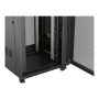 Lanberg , Rack cabinet 19 free-standing 22U/800x800 (flat pack) with mesh door, LCD , FF01-8822-23BL , Black