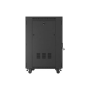 Lanberg , Rack cabinet 19 free-standing 22U/800x800 (flat pack) with mesh door, LCD , FF01-8822-23BL , Black