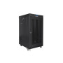 Lanberg , Rack cabinet 19 free-standing 22U/800x800 (flat pack) with mesh door, LCD , FF01-8822-23BL , Black
