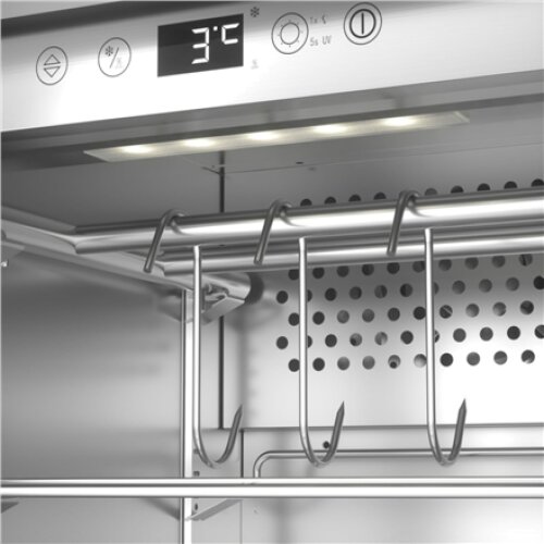 Caso , Dry aging cabinet with compressor technology , DryAged Master 63 , Energy efficiency class Not apply , Food-ageing cabinet with compressor technology , Free standing , Bottles capacity Not apply , Cooling type Compressor technology , Stainless stee