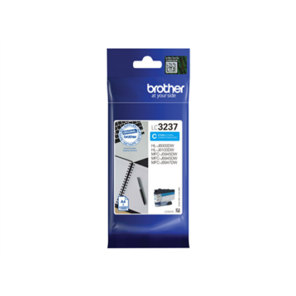 Brother LC3237C , Ink Cartridge , Cyan
