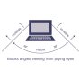 Targus Privacy Screen 22W (16:10) , Transparent
