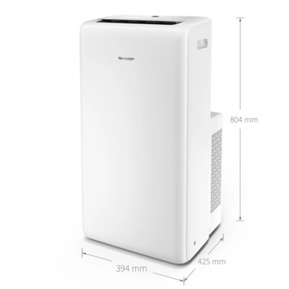 Sharp Air conditioner UL-C12EA-W Suitable for rooms up to 40-57 m³, Number of speeds 3, Fan function, White, 12000 BTU/h, Remote control