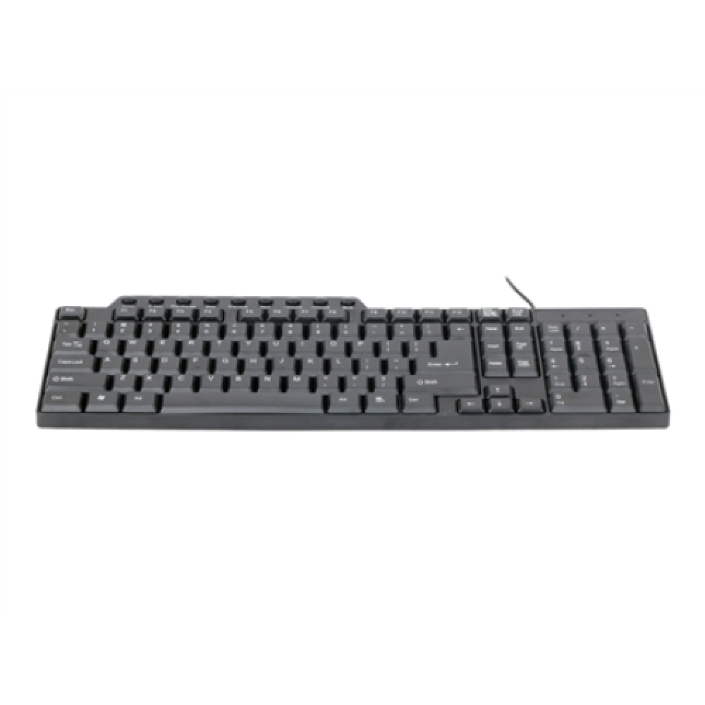 Gembird , KB-UM-104 Compact multimedia keyboard , Multimedia , Wired , US , Black , USB , 420 g