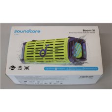 SALE OUT. Anker Soundcore Boom 3i Portable Bluetooth Speaker, Green , Anker Soundcore Speaker , Boom 3i , Warranty 24 month(s) , 50 W , Waterproof , Bluetooth , Wireless connection , Portable , Green , DEMO
