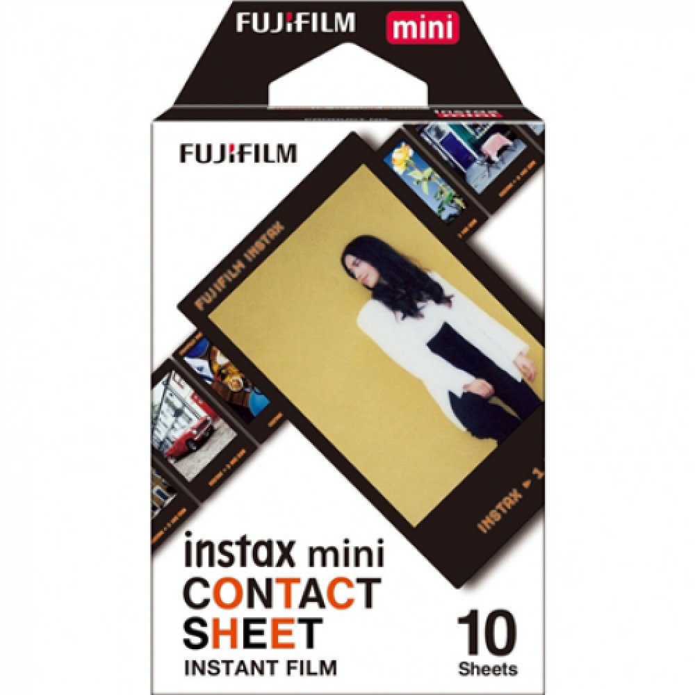 Fujifilm , Instant Film , Instax Mini Contact Sheet , 54 cm x 86 mm , Image dimensions: 62 × 46 mm , Quantity 10