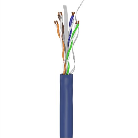 Goobay CAT 6A Network Cable, U/UTP , 96097 , U/UTP , Blue