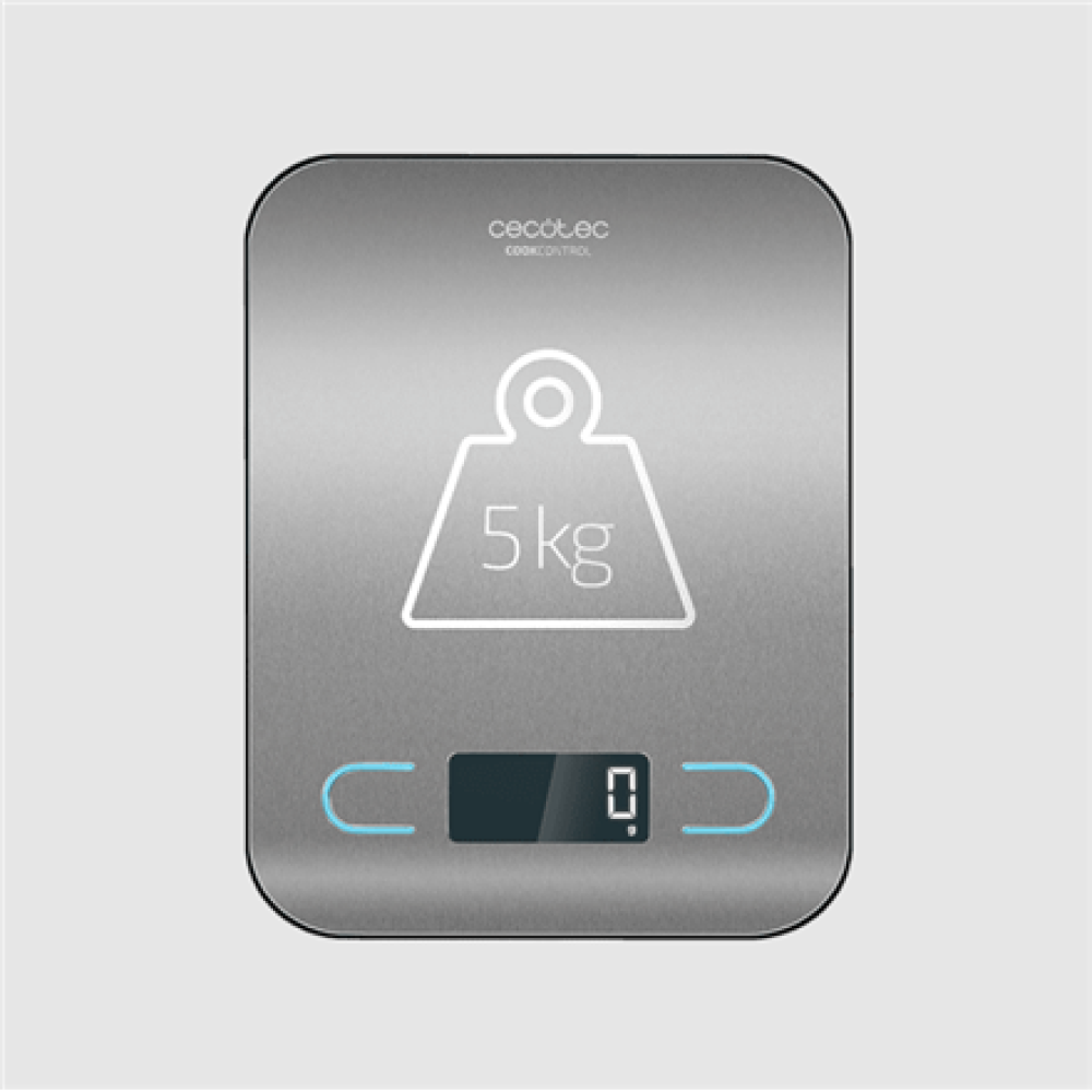 Cecotec Kitchen Scale , CookControl , Maximum weight (capacity) 5 kg , Graduation 1 g , Display type LCD