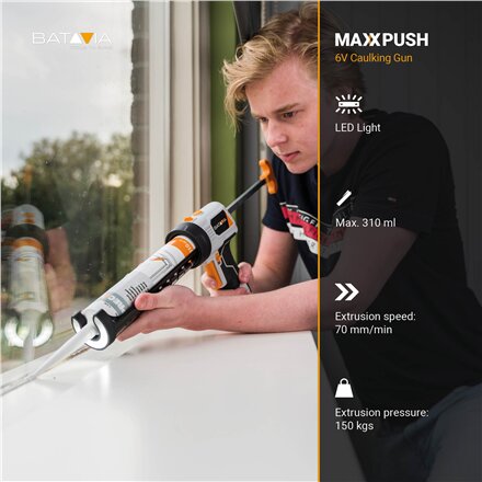 Batavia B.V. , Maxxpush caulking gun with LED