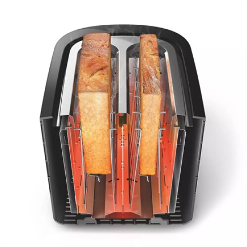 Philips , Toaster , HD2637/90 Viva Collection , Number of slots 2 , Housing material Metal/Plastic , Black