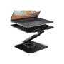 AXAGON STND-LRB stand with 360° rotation for laptops and tablets , Adjustable Height, Angle , 10-17.3 , Maximum weight (capacity) 5 kg , Black