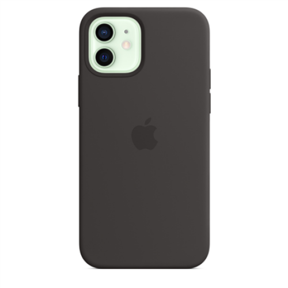 Apple , iPhone 12/12 Pro Silicone Case with MagSafe , Case , Apple , iPhone 12/12 Pro , Silicone , Black , The perfectly aligned magnets make wireless charging faster and easier than ever before. And when it’s time to charge, just leave the case on your i