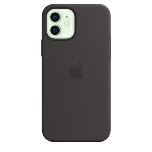 Apple , iPhone 12/12 Pro Silicone Case with MagSafe , Case , Apple , iPhone 12/12 Pro , Silicone , Black , The perfectly aligned magnets make wireless charging faster and easier than ever before. And when it’s time to charge, just leave the case on your i